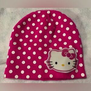 Hello Kitty Pink Polka Dot Beanie
